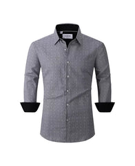 Duchamp London Men's Fancy Check Dress Shirt