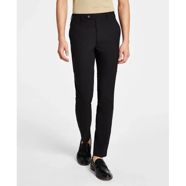 men's infinite stretch skinny-fit dress pants Calvin Klein Men's Skinny Fit Stretch Dress Pants | Suit Pants for Men | Ultra-Tapered Suit Pants, Wrinkle-Resistant, Moisture-Wicking Fabric