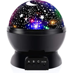 RICTLY Night Light for Kids, Kids Night Light Nebula 360 Degree Rotation 4 LED Bulbs 12 Light Color Star Projector Changing with USB Cable, Romantic Gifts for Men Women Children