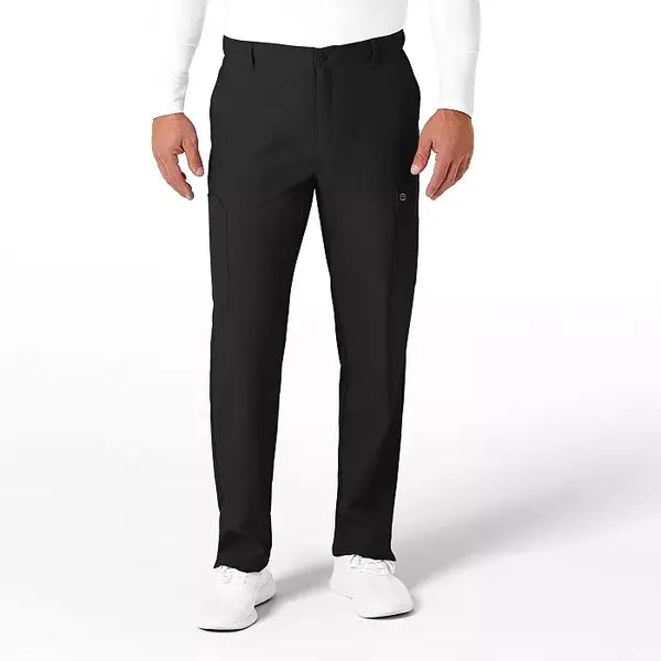 Wink Men's W123 Flat Front Cargo Scrub Pant