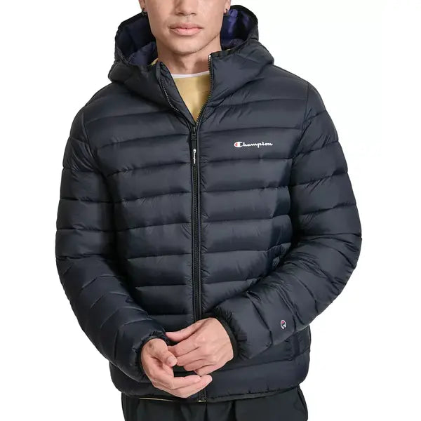 Men's Performance Quilted Hooded Jacket