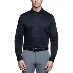Van Heusen Men's Regular Fit Stretch Wrinkle Free Sateen Dress Shirt