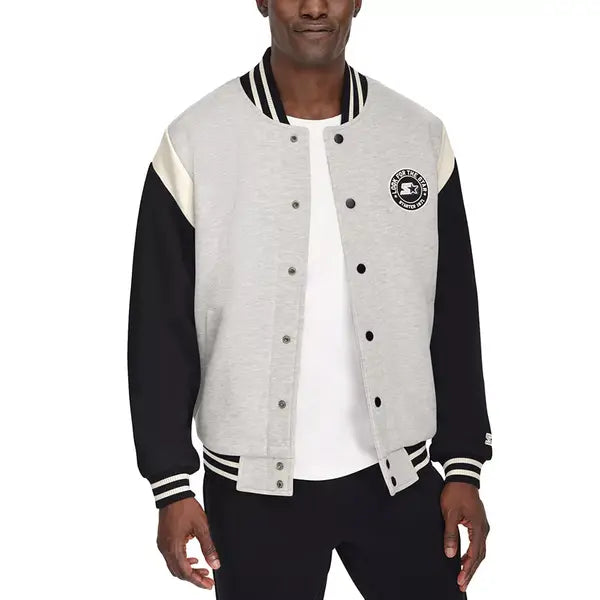 Men's Heavyweight Fleece Varsity Jacket