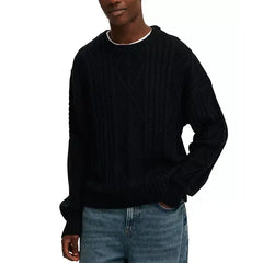 COTTON ON Men's Cable Knit Crew Sweater