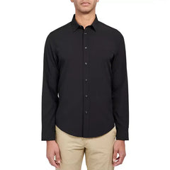 Brooklyn Brigade Men's Stretch Moisture-Wicking Solid Button-Down Shirt