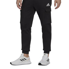 Adidas Men's Essentials Regular Tapered-Fit Fleece Cargo Jogger