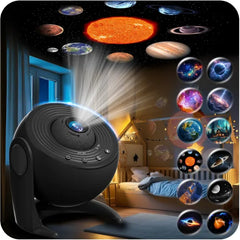 FlyLily Galaxy Projector for Bedroom, 13 in 1 Planetarium Star Projector with Solar System & Constellation, 360° Rotating Galaxy Light Projector, Space Night Light Projector for Kids Adults Gifts
