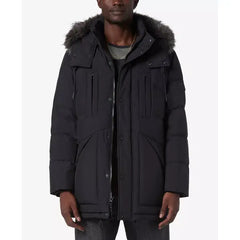 Men's Tremont Down Parka with Faux Fur Trimmed Removable Hood