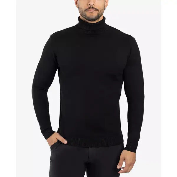 X-Ray Men's Turtleneck Pull Over Sweater