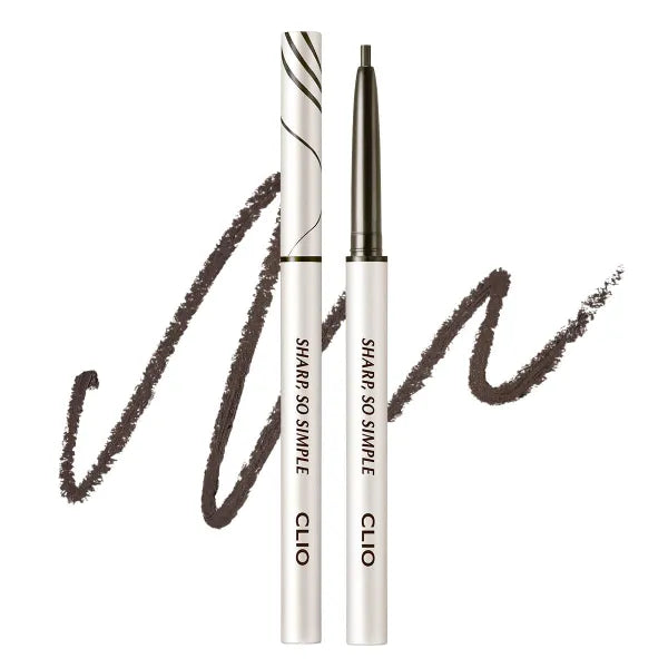 CLIO PROFESSIONAL Sharp So Simple Waterproof Pencil Liner, 2mm Ultra Slim Precision Tip, Smooth Tug Free, Smudge Resistant Long Wear Formula, Clean Eye Definition, Easy Control For Daily Makeup
