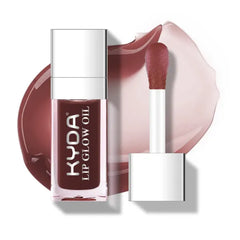 KYDA Hydrating Lip Glow Oil, Moisturizing Lip Oil Glossy Transparent Plumping Lip Gloss, Tinted Lip Oil for Lip Care and Dry Lips