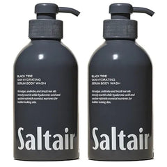 Saltair Body Wash,  2 Pack. Moisturizing Body Cleanser with Monoi Oil and Cupuacu Butter. Luxury Shower Gel for Women and Men.Paraben Free. 2x 17oz Pump Bottles