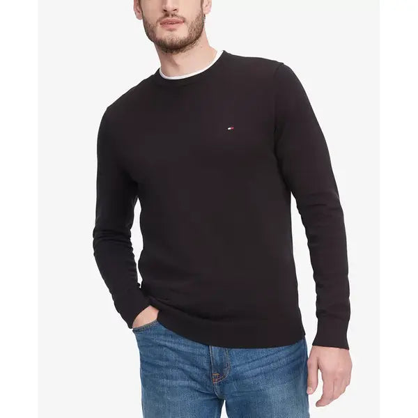 Men's Essential Solid Crew Neck Sweater