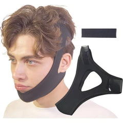 ADRUITE Anti Snoring Chin Strap – Breathable Adjustable Jaw Support Sleep Strap for Men & Women