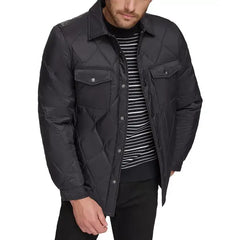 Men's Onion Quilted Shirt Jacket