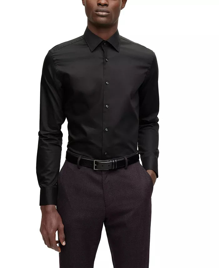 BOSS by Hugo Boss Men's Easy-Iron Slim-Fit Dress Shirt