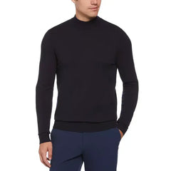 Men's Long Sleeve Mock Neck Pullover Sweater