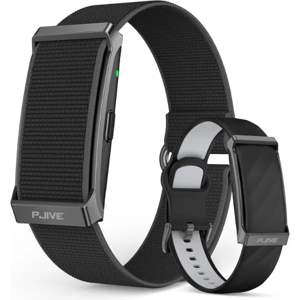 PJIVE Smart Bracelet, Health Fitness & Activity Tracker with All-Day Continuous Heart Rate/Blood Pressure Monitor, Sleep Tracker, 170+ Sport Modes, 60 Day Battery & Free App, IP68 Smart Band for Android IOS