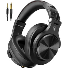 OneOdio A70 Bluetooth Over Ear Headphones, Wireless Headphones w/ 72H Playtime, Hi-Res, 3.5mm/6.35mm Wired Audio Jack for Studio Monitor & Mixing DJ Guitar AMP, Computer Laptop PC Tablet