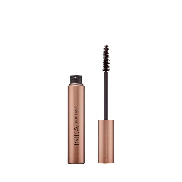 INIKA Organic Long Lash Mascara - Vegan, Non-Toxic Mascara for Volume and Length, Enriched with Essential Fatty Acids, Magnolia Bark Extract & Vitamin E, Cruelty-Free