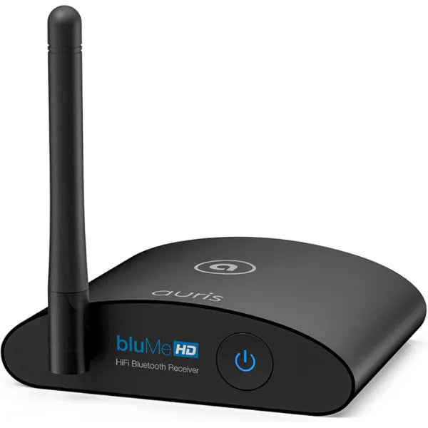 Auris Blume HD Long Range Bluetooth 5.3 Music Receiver Hi-Fi Audio Adapter with Audiophile DAC, LDAC & AptX HD for Home Stereo, AV Receiver or Amplifier