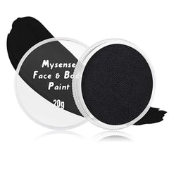 Mysense Clown Face Body Paint Makeup,Water Activated Painting for Adults Skeleton Skull Day of the Dead Cosplay SFX Costumes for Festivals Halloween