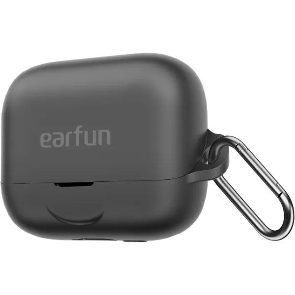 EarFun Protective Case Cover for EarFun Air Pro 4+, Soft Silicone Protective Case with Keychain, Shock-Proof, Full Protective Cover