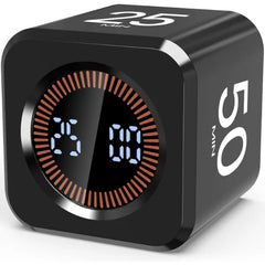 COWVTUJ Pomodoro Timer Cube – Visual Flip Productivity Timer with Presets, Silent & Sound Mode for Study, Work, Kids & ADHD Support