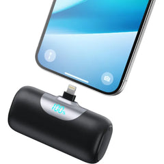 APHUWJ Mini Portable Charger for iPhone,Upgraded 22.5W PD Fast Charging 5500mAh Ultra-Compact Power Bank,LCD Display Plug-in Cute Battery Pack Travel Essentials for iPhone 14/14Pro/13/12/11/X/8/7/6