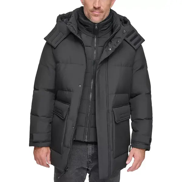 Men's Oswego Duvet Quilted Parka Coat