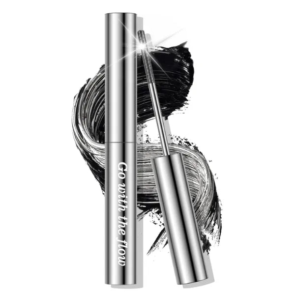 KYDA Iron Wand Mascara, Washable Metal Wand Mascara, Waterproof Smudge-proof, Lasting 3D Curling Eyelashes, Natural Thick Clear Lashes-looking