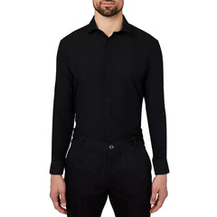 Calabrum Men's Regular Fit Solid Wrinkle Free Performance Dress Shirt