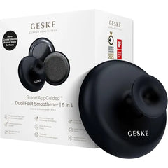GESKE Dual Foot Smoothener 9 in 1 Two-Sided Foot File Pumice Stone & Nano Crystalline Glass for Soft, Smooth Feet Advanced Callus Removal & Exfoliation Ideal for Your Pedicure Set