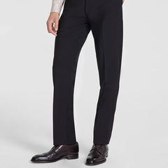 Calvin Klein Men's Slim-Fit Wool-Blend Stretch Suit Pants
