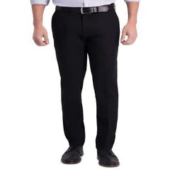 Haggar Men’s Iron Free Premium Khaki Slim-Fit Flat-Front Pant