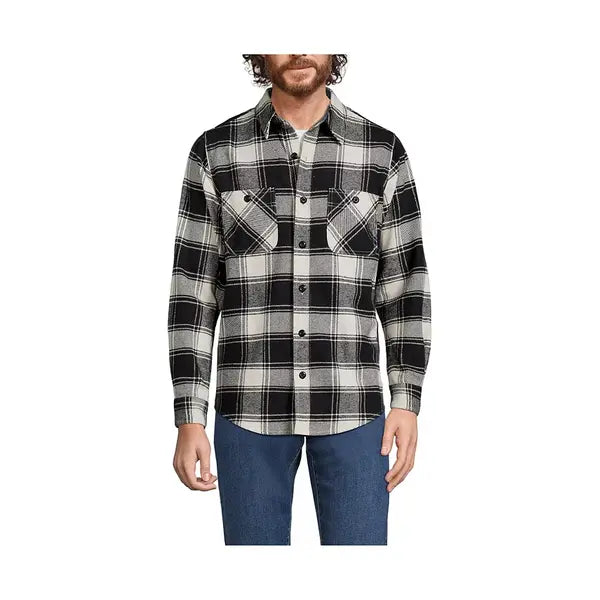 Lands' End Men's Rugged Work Shirt
