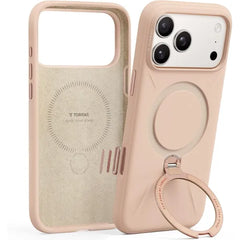 TORRAS Q3 Silicone Max Case with Stand, Fit for MagSafe, Liquid Silicone Soft Cozy Grip, 360 Spin Magnetic Stand, Camera Control, Protective Case for iPhone 16 Pro/ iPhone 17 & iPhone 17 Pro Max Silicone