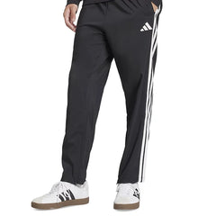 Adidas Men's Stanford Essential Three-Stripes Open Hem Track Pant