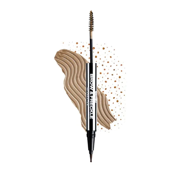 Sacheu Brow & Freckle STAY-N Tinted Eyebrow Gel & Faux Freckle Pen — 2-in-1 Longwear Water Resistant Brows Tint, Cruelty-Free & Vegan
