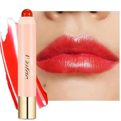Oulac Moisturizing Lipstick - Hydrating Lipstick Tinted Lip Balm for Dry Lips, Purple Lip Crayon & Blush - Lip Color and Cheeks Makeup