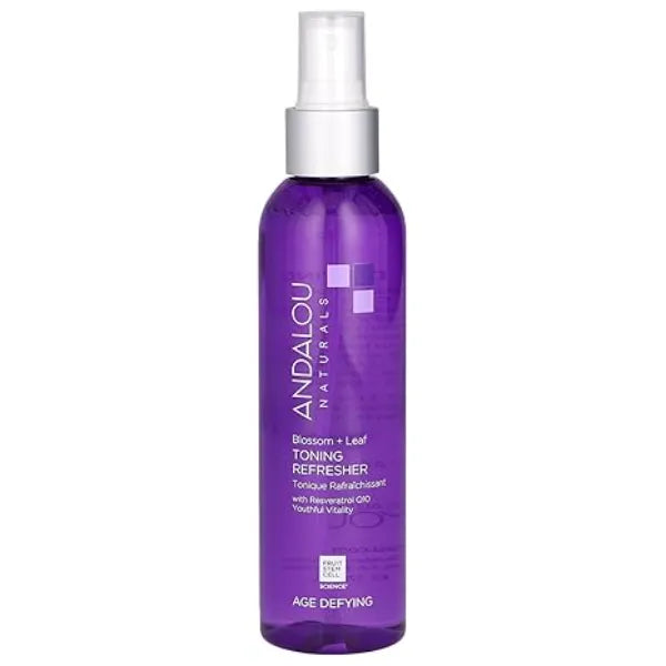 Andalou Naturals Blossom + Leaf Toning Refresher + CannaCell Hydrating Toner, 6 & 6.7 Ounce .