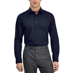 Alfani Men's Regular-Fit Temperature Regulating Solid Dress Shirt