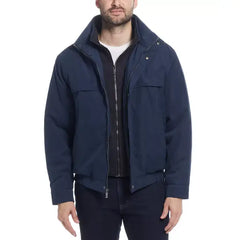 Men's Microfiber Poly Filled Bomber Jacket
