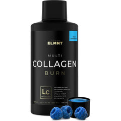 TERRA ELMNT Premium Liquid Collagen for Women Weight Loss & Beauty w. Hyaluronic Acid, Biotin, L-Carnitine, ACV - Ultra Pure Multi Collagen Protein Shots Drink Hair Skin Liquid Vitamins, Colageno