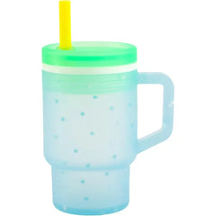 Infantino My 1st Tumbler 9 Oz Silicone Sippy Cup with Straw & Handle
