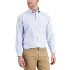 Club Room Men's Regular Fit University Stripe Dress Shirt