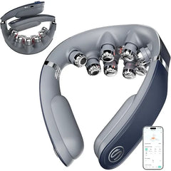 SKG G7 Pro Fold 3.0 Neck Massager for Pain Relief Deep Tissue Vibration Cordless Travel Massager, Innovative Foldable 3D Neck Massager for Office Home Car Travel, Neck Massager
