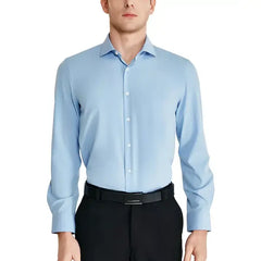 Tallia Men's Slim-Fit Solid Poplin Dress Shirt