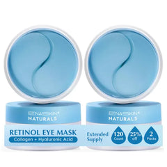 Enaskin Naturals Under Eye Patches for Dark Circles, Retinol Collagen Eye Gels Mask - Reduce Wrinkles Puffy & Bags - Skin Treatment Pads - Anti Aging Moisturizer For Women