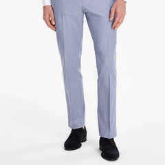 Tommy Hilfiger Men's Modern-Fit Stretch Chambray Suit Separate Pants